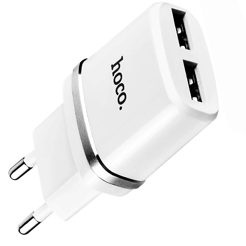 Сетевое зарядное устройство Hoco C12 (White)