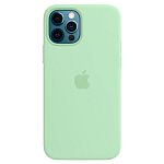 Чехол Silicone Case с MagSafe для Apple iPhone 12 Pro Max (Pistachio) ААА