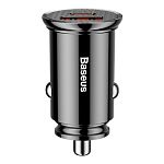 Автомобільний зарядний пристрій Baseus Circular Plastic PD3.0 QC 4.0 + 30W USB + Type-C (CCALL-YS01) Black