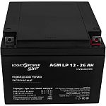 Аккумулятор LogicPower Silver AGM 12V (12V/26Ah/312Wh) (2676)
