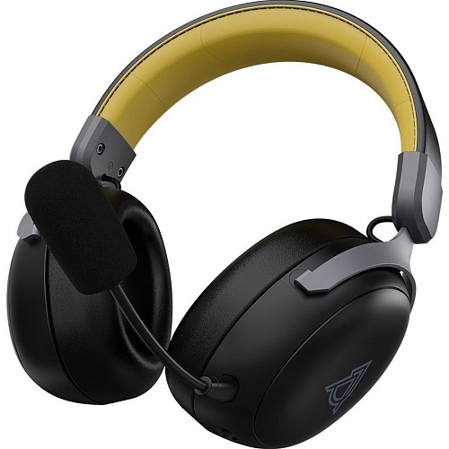 Игровые наушники Ajazz AHM08 MAX Black/Gray/Yellow (AHM08-MAX-BGY)