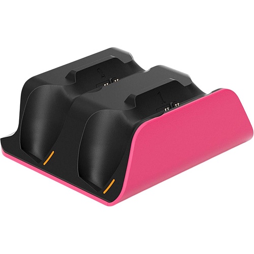 Зарядная станция Bibuks Dual Charging Dock для PS5 DualSense Pink