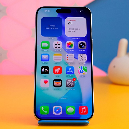 Смартфон Apple iPhone 15 Pro Max 256GB White Titanium (MU783) Б/У - придбати в Дніпрі, Україні: ціна, характеристики | інтернет-магазин TOUCH