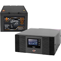 Источник бесперебойного питания (ИБП) LogicPower B1500 + LiFePO4 768Wh (24462)