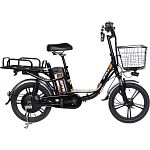 Електровелосипед Space eELDORADO 18" 2025 10Аh Black-orange (ELB-SP-18-004)
