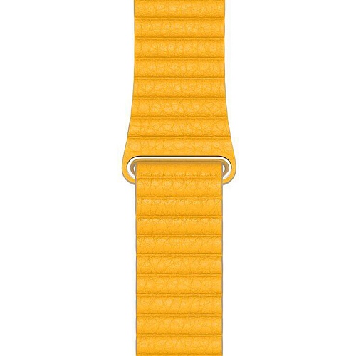 Ремінець Apple Leather Loop для Apple Watch 42/44/45/49mm Meyer Lemon (MXAD2) - придбати в Дніпрі, Україні: ціна, характеристики | інтернет-магазин TOUCH