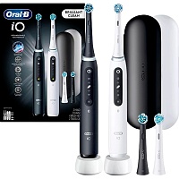 Электрическая зубная щетка Oral-B iO Series 5 iOG5D.4M6.3K Black and White Электрическая зубная щетка Oral-B iO Series 5 iOG5D.4M6.3K Black and White