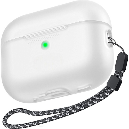 Чехол AhaStyle Colorful Silicone Case для AirPods Pro 2 Clear (CP-187-CR)