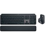 Комплект (клавіатура + миша) Logitech MX Keys S Plus Palmrest Wireless UA Graphite (920-011614)