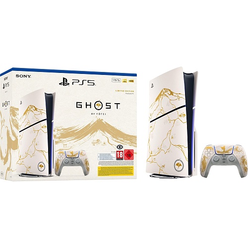 Ігрова консоль Sony PlayStation 5 Slim 1TB Ghost of Yotei Limited Edition - придбати в Дніпрі, Україні: ціна, характеристики | інтернет-магазин TOUCH