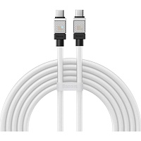 Кабель Baseus CoolPlay Series USB-C to USB-C 100W 2m White (CAKW000302)