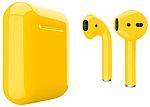 Наушники Apple AirPods 2 Yellow Gloss (MV7N2)