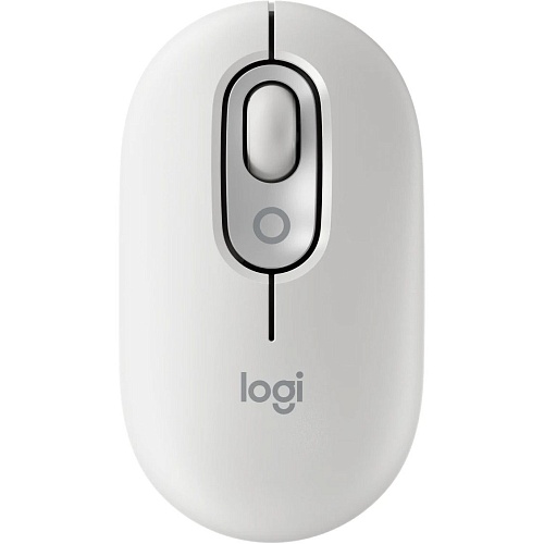 Мышь Logitech POP Mouse with emoji Off-White (910-007411)