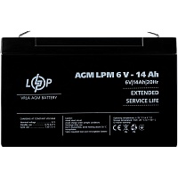 Аккумулятор LogicPower AGM 6V (6V/14Ah/84Wh) (4160) Аккумулятор LogicPower AGM 6V (6V/14Ah/84Wh) (4160)