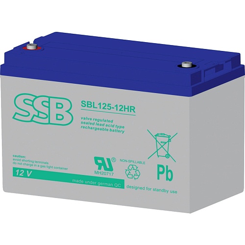 Акумулятор SSB SBL125-12HR AGM 12V (12V/100Ah/1200Wh) - придбати в Дніпрі, Україні: ціна, характеристики | інтернет-магазин TOUCH