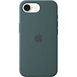 Чехол Silicone Case with MagSafe для Apple iPhone 16e Lake Green AAA