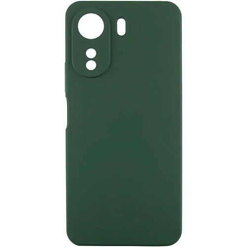 Чехол GETMAN Liquid Silk Full Camera для Redmi 13C / Poco C65 Dark Green
