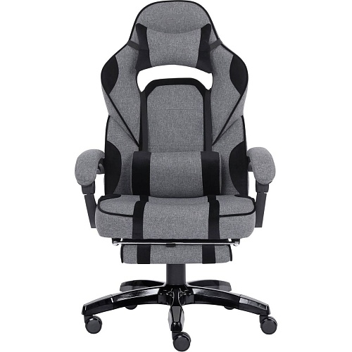 Геймерское кресло GT Racer X-2749-1 Fabric Gray\Black Suede