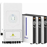 Система зберігання енергії Deye SUN-6K-SG05 6kW + 3 АКБ RW-M6.1-B 18.3 kWh (51.2V/120Ah/6144Wh) - придбати в Дніпрі, Україні: ціна, характеристики | інтернет-магазин TOUCH