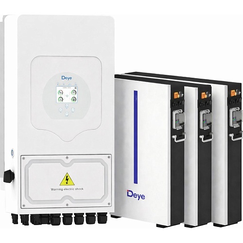 Система зберігання енергії Deye SUN-6K-SG05 6kW + 3 АКБ RW-M6.1-B 18.3 kWh (51.2V/120Ah/6144Wh) - придбати в Дніпрі, Україні: ціна, характеристики | інтернет-магазин TOUCH