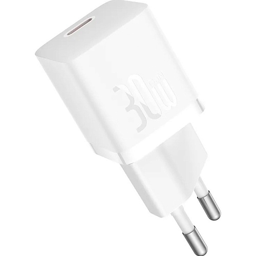 Сетевое зарядное устройство Baseus GaN5 Fast Charger (mini) 1C 30W White (CCGN070502)