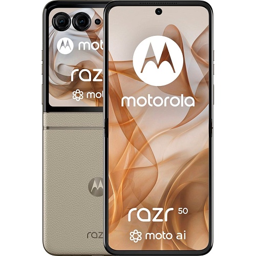 Смартфон Motorola Razr 50 8/256GB Beach Sand (PB200051RS) UA-UCRF