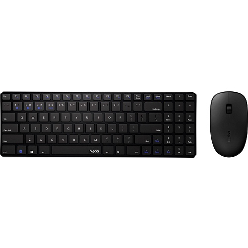 Комплект (клавіатура + миша) Rapoo 9300M Wireless Black - придбати в Дніпрі, Україні: ціна, характеристики | інтернет-магазин TOUCH