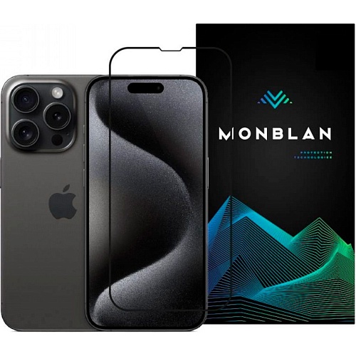 Захисне скло Monblan 2.5D Anti Static для Apple iPhone 16 Pro Black - придбати в Дніпрі, Україні: ціна, характеристики | інтернет-магазин TOUCH