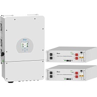 Система хранения энергии Deye SUN-10K-SG02LP1-EU-AM3 10kW + 2 АКБ SE-G5.1Pro-B 10.24 kWh (51.2V/100Ah/5120Wh) Система хранения энергии Deye SUN-10K-SG02LP1-EU-AM3 10kW + 2 АКБ SE-G5.1Pro-B 10.24 kWh (51.2V/100Ah/5120Wh)
