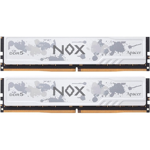Модуль памяти DDR5 Apacer NOX 2x16GB 6000MHz White (AH5U32G60C622MWAA-2)