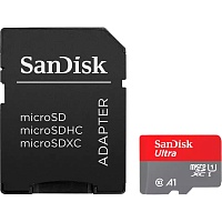 Карта пам'яті SanDisk microSDXC 128GB UHS-I U1 Class 10 V30 A1 Ultra + SD adapter (SDSQUAB-128G-GN6IA) - придбати в Дніпрі, Україні: ціна, характеристики | інтернет-магазин TOUCH Карта пам'яті SanDisk microSDXC 128GB UHS-I U1 Class 10 V30 A1 Ultra + SD adapter (SDSQUAB-128G-GN6IA) - придбати в Дніпрі, Україні: ціна, характеристики | інтернет-магазин TOUCH