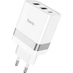 Мережевий зарядний пристрій Hoco N21 Pro PD30W+QC3.0 White