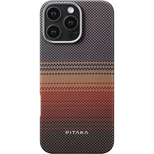 Чехол Pitaka Tactile Woven Case MagEZ для Apple iPhone 16 Pro Sunset (KI1601SU)