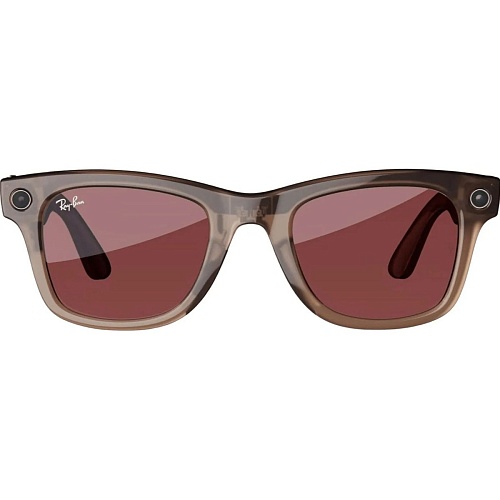 Смарт-очки Ray-Ban Meta Wayfarer Standard - Clear Watermelon Red Transitions (RW4006 6705P5 50-22)