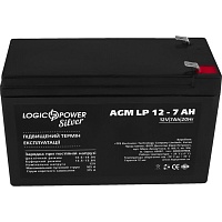 Аккумулятор LogicPower Silver AGM 12V (12V/7Ah/84Wh) (1217)