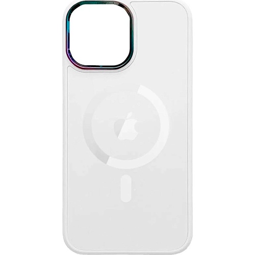 Чехол TPU+Glass Sapphire Mag Evo case для Apple iPhone 14 Pro White