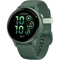 Смарт-годинник Garmin Vivoactive 6 Metallic Jasper Green with Jasper Green Band (010-02985-02) - придбати в Дніпрі, Україні: ціна, характеристики | інтернет-магазин TOUCH