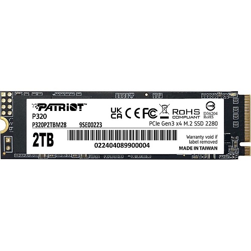 SSD накопитель Patriot P320 2TB (P320P2TBM28)