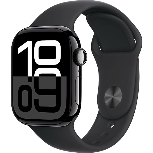 Смарт-годинник Apple Watch Series 10 GPS 42mm Jet Black Aluminum Case with Black Sport Band S/M (MWWE3) - придбати в Дніпрі, Україні: ціна, характеристики | інтернет-магазин TOUCH