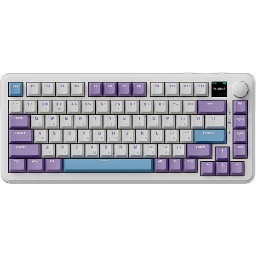 Клавиатура Ajazz AK820 Max Magnetic Switches Purple (AK820MAX-M-PWB)