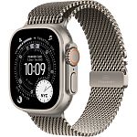 Смарт-годинник Apple Watch Ultra 3 49mm Natural Titanium Case with Natural Titanium Milanese Loop Medium (MEWY4)