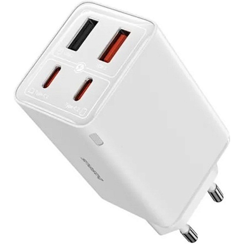 Сетевое зарядное устройство Baseus GaN6 Pro White (P10162701213-00)