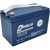 Аккумулятор ORBUS CG12100 GEL 12V (12V/100Ah/1200Wh) Аккумулятор ORBUS CG12100 GEL 12V (12V/100Ah/1200Wh)