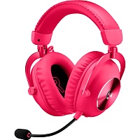 Игровые наушники Logitech G PRO X 2 Lightspeed Wireless Magenta (981-001275)