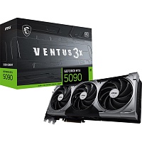 Видеокарта MSI GeForce RTX 5090 32G VENTUS 3X OC (G5090-32V3C) EU Видеокарта MSI GeForce RTX 5090 32G VENTUS 3X OC (G5090-32V3C) EU