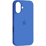 Чехол Silicone Case для Apple iPhone 16 Capri Blue AA