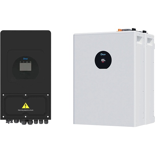 Система зберігання енергії Deye SUN-5K-SG03 Black 5kW + 2 АКБ SE-F5 Pro-С 10.2kWh (51.2V/100Ah/5120Wh) - придбати в Дніпрі, Україні: ціна, характеристики | інтернет-магазин TOUCH