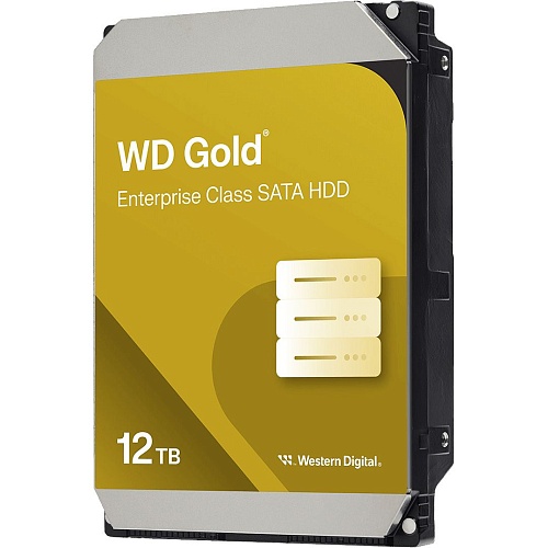 Жесткий диск 3.5" WD Gold Enterprise Class 12ТВ SATA 512MB (WD122KRYZ)