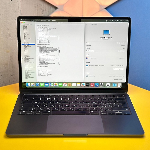 Ноутбук Apple MacBook Air 13" M2 Retina Midnight 2022 MLY43 (WDQC) Б/У