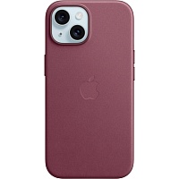 Чехол FineWoven Case with MagSafe для iPhone 15 Mulberry AAA Чехол FineWoven Case with MagSafe для iPhone 15 Mulberry AAA